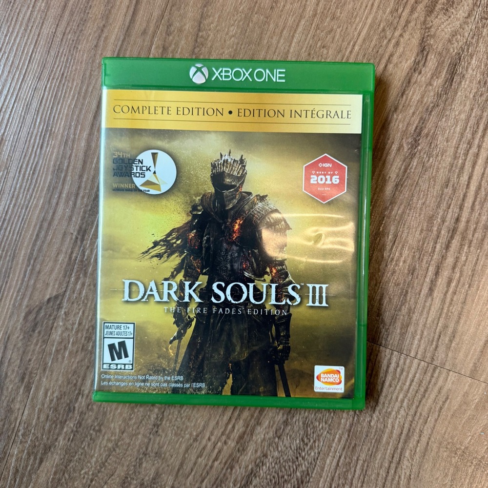 Dark Souls III The Fire Fades Edition Xbox One Complete Edition DLC Included